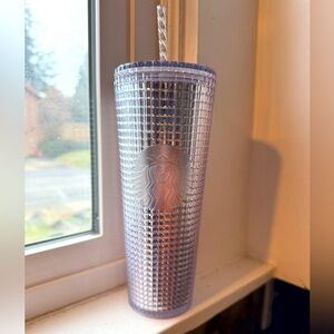 Silver Disco Starbucks Tumbler